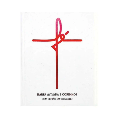 Harpa Avivada e Corinhos Letra Gigante Brochura Fé Branca