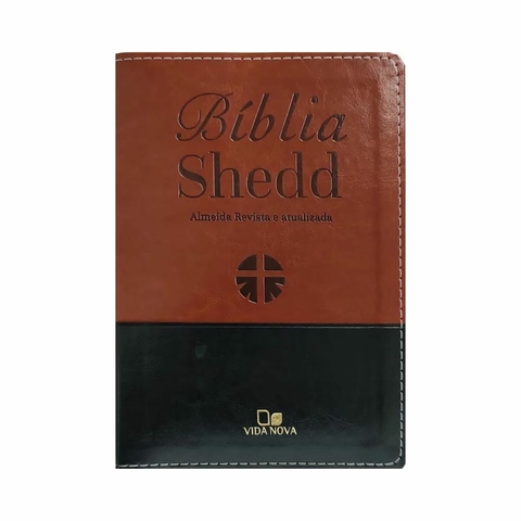 Bíblia Shedd Marrom e Preto ARA