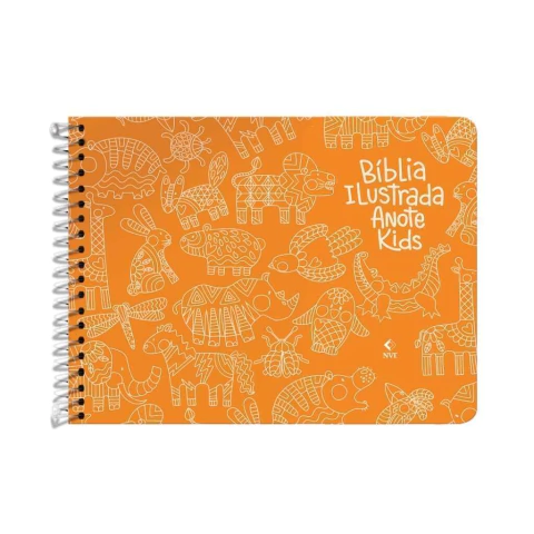 Bíblia Sagrada Ilustrada Anote Kids Arca de Noé NVT