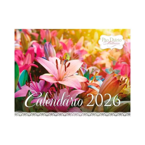 Calendário de parede 2026 - Mulheres
