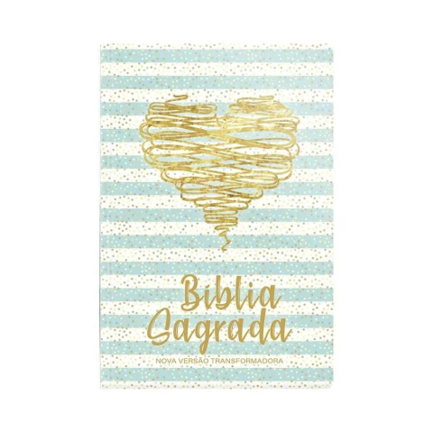 Bíblia Sagrada Grande Semi Luxo Coração Brilhante NVT