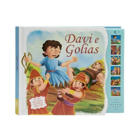Livro Sonoro - Histórias da Bíblia - Davi e Golias