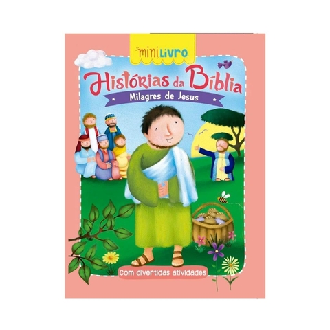 Mini Livro Histórias da Bíblia, Milagres de Jesus