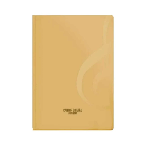 Cantor Cristão Com Letra Edição de Bolso Caramelo Luxo