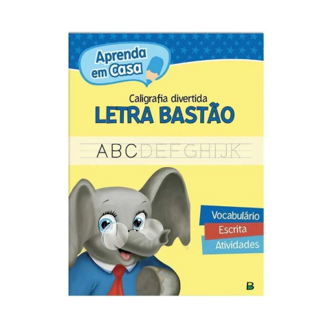 Aprenda em Casa Caligrafia Divertida - Letra Bastão