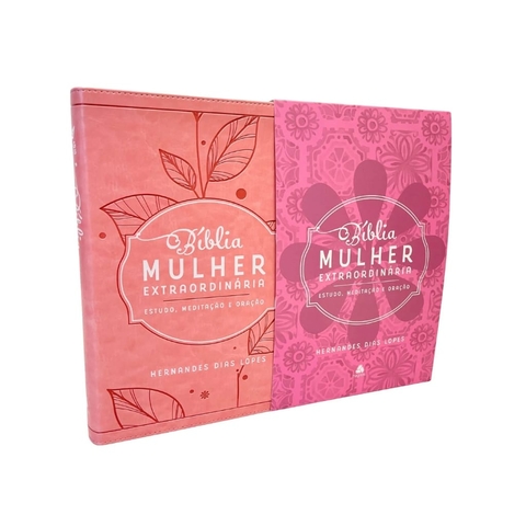 Bíblia Mulher Extraordinária Hernandes Dias Lopes Rosa KJA