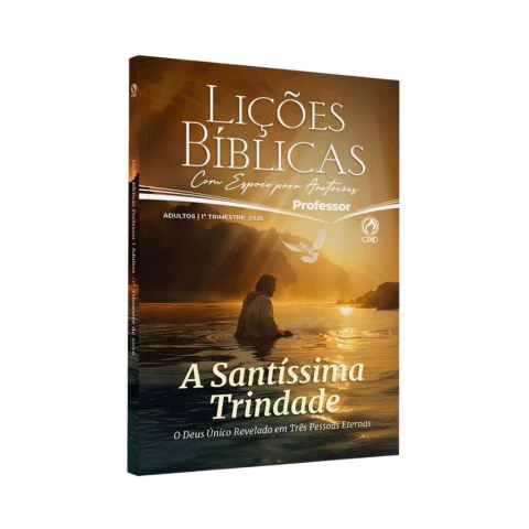 Lições Bíblicas Adultos Professor Capa Dura 1º Trimestre 2026