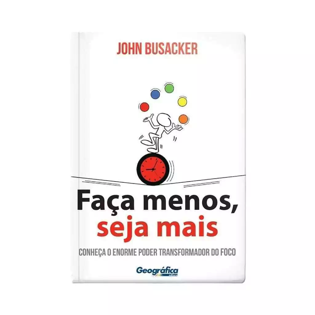 Faça Menos, Seja Mais, Capa Dura