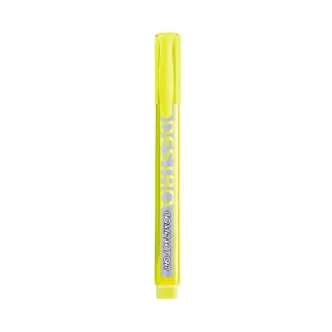 Caneta Marca Texto Compactor Destaq - Amarelo