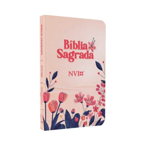 Bíblia Sagrada Capa Dura Floral Cartoon Slim NVI