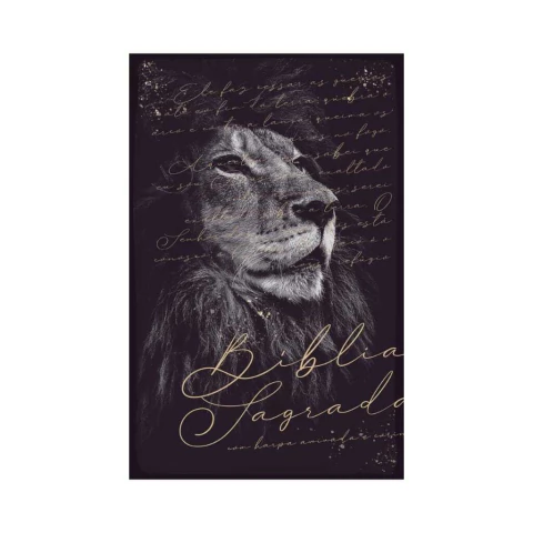 Bíblia Sagrada com Harpa Avivada Leão Refugio ARC