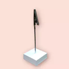 Base Mdf C/pinza Cocodrilo Broche Souvenir Porta Precio en internet