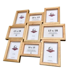Imagen de Marco múltiple Box - 13x18cm y 10x15cm (x9 fotos)