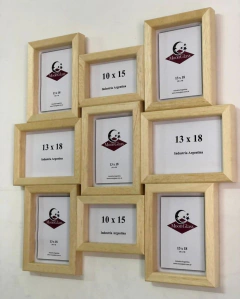 Marco múltiple Box - 13x18cm y 10x15cm (x9 fotos) - Moon Glass