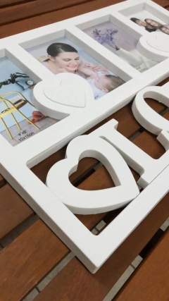 Cuadro multifoto plástico - LOVE x4 - tienda online