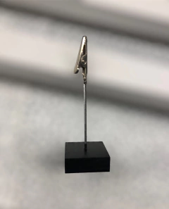 Base Mdf C/pinza Cocodrilo Broche Souvenir Porta Precio