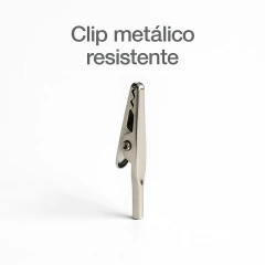 Pinza Cocodrilo De Metal Broche Souvenir Sin Alambre - comprar online
