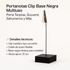 Base Mdf C/pinza Cocodrilo Broche Souvenir Porta Precio - tienda online