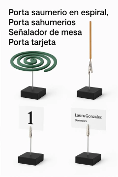 Imagen de Base Mdf C/pinza Cocodrilo Broche Souvenir Porta Precio