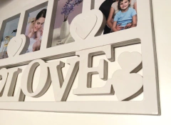 Cuadro multifoto plástico - LOVE x4 en internet