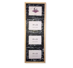 Múltiple P/ 4 Fotos 15x21 Moon Glass Multifoto Portarretrato - tienda online