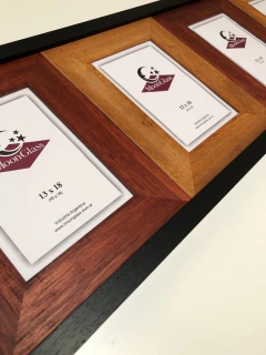 Múltiple P/ 4 Fotos 13x18 Moon Glass Multifoto Portarretrato en internet