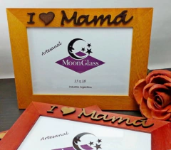 Portarretrato Mamá Madera Láser Moon Glass - Moon Glass
