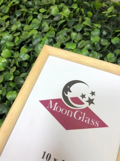 Porta Promo pintado ó Marupá  natural - Moon Glass