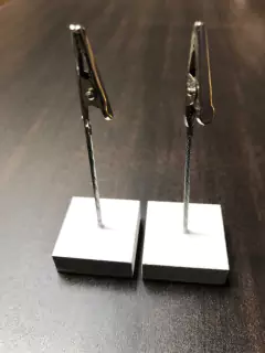 Base Mdf C/pinza Cocodrilo Broche Souvenir Porta Precio - Moon Glass