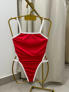 Maiô Bicolor - Vermelho - loja online