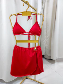 Imagem do Conjunto Maresia Concha - Vermelho
