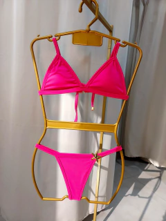 BIQUÍNI FRENTE UNICA ARIEL - Pink - comprar online