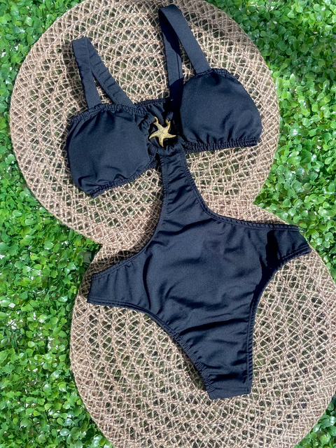 Maiô Estrela - Preto - comprar online