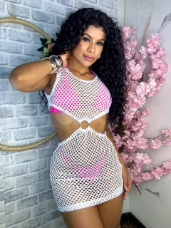 Saída Maísa vestido curto telinha com argola - comprar online