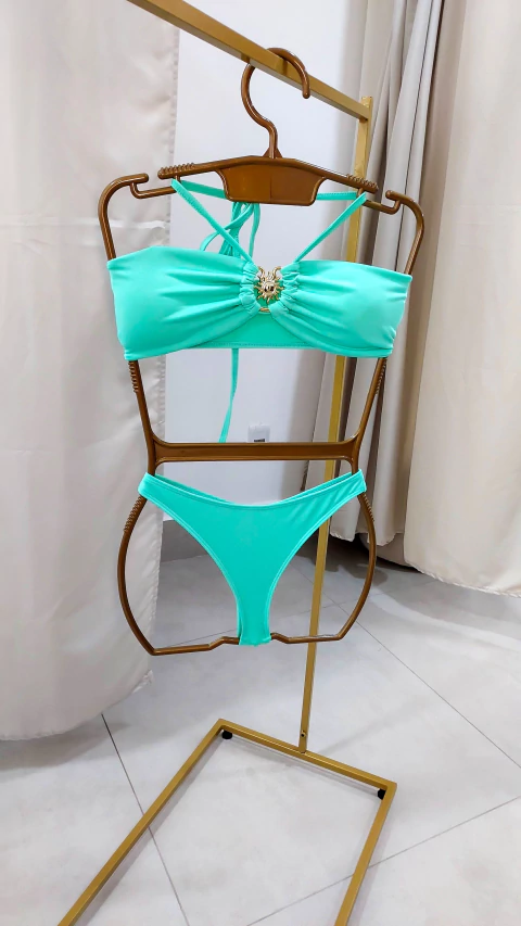 Biquíni solar - Verde Agua - comprar online