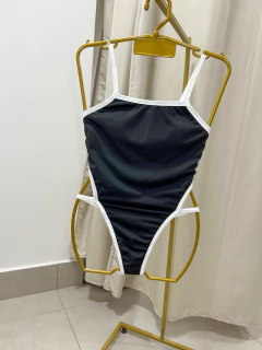 Maiô Bicolor - Preto - loja online