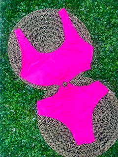 Maiô Argola - Pink - loja online