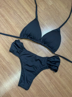 Biquíni cortininha larg - Preto