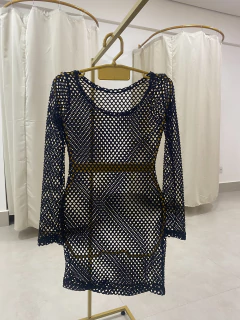 Saída vestido curto telinha na internet