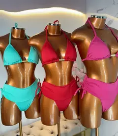 Biquíni Cintura Alta Laura - Vermelho - Use biquinis Beach wear
