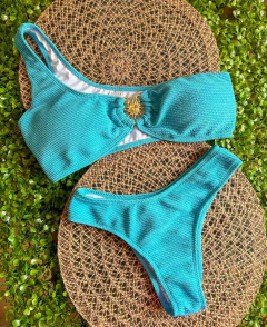 Biquíni Nula Manga Sol Texturizado - Use biquinis Beach wear
