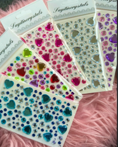 Strass + Corazones XL