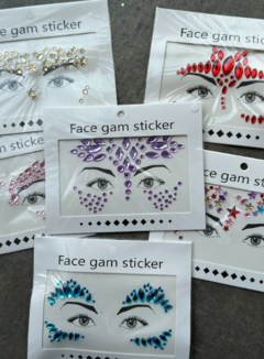 Gemas para rostro (plancha grande)