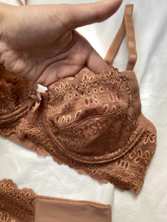 Conjunto Mocha Mousse | sem bojo na internet