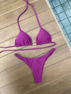 CALCINHA FRUFRU FIO DUPLO FÚCSIA - comprar online