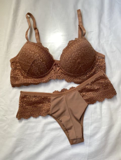 Conjunto Mocha Mousse | com bojo na internet