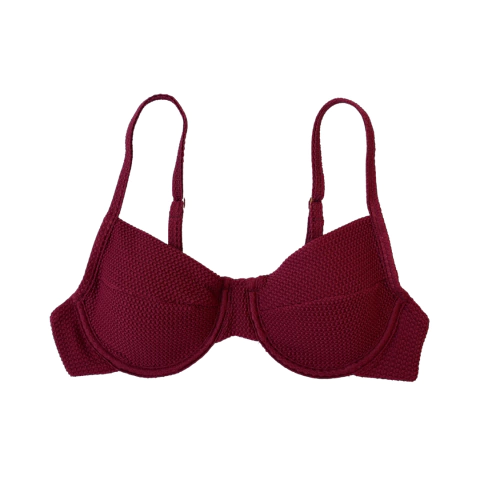 TOP MEIA TAÇA MARSALA - comprar online