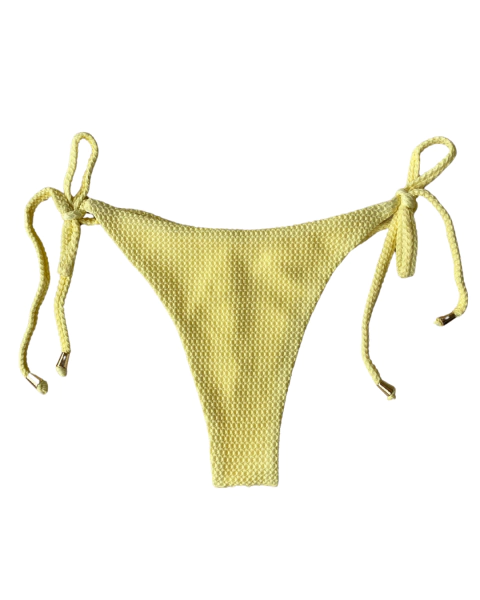 CALCINHA AMARRAÇÃO AMARELO MANTEIGA - comprar online