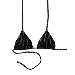 TOP CORTININHA CROCHET PRETO - comprar online