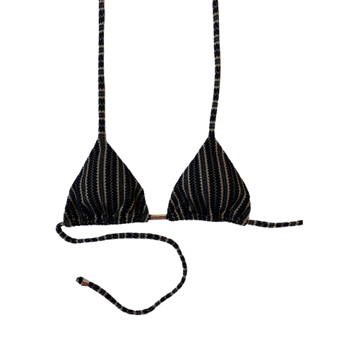 TOP CORTININHA CROCHET PRETO - comprar online